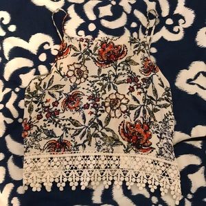 Floral tank top